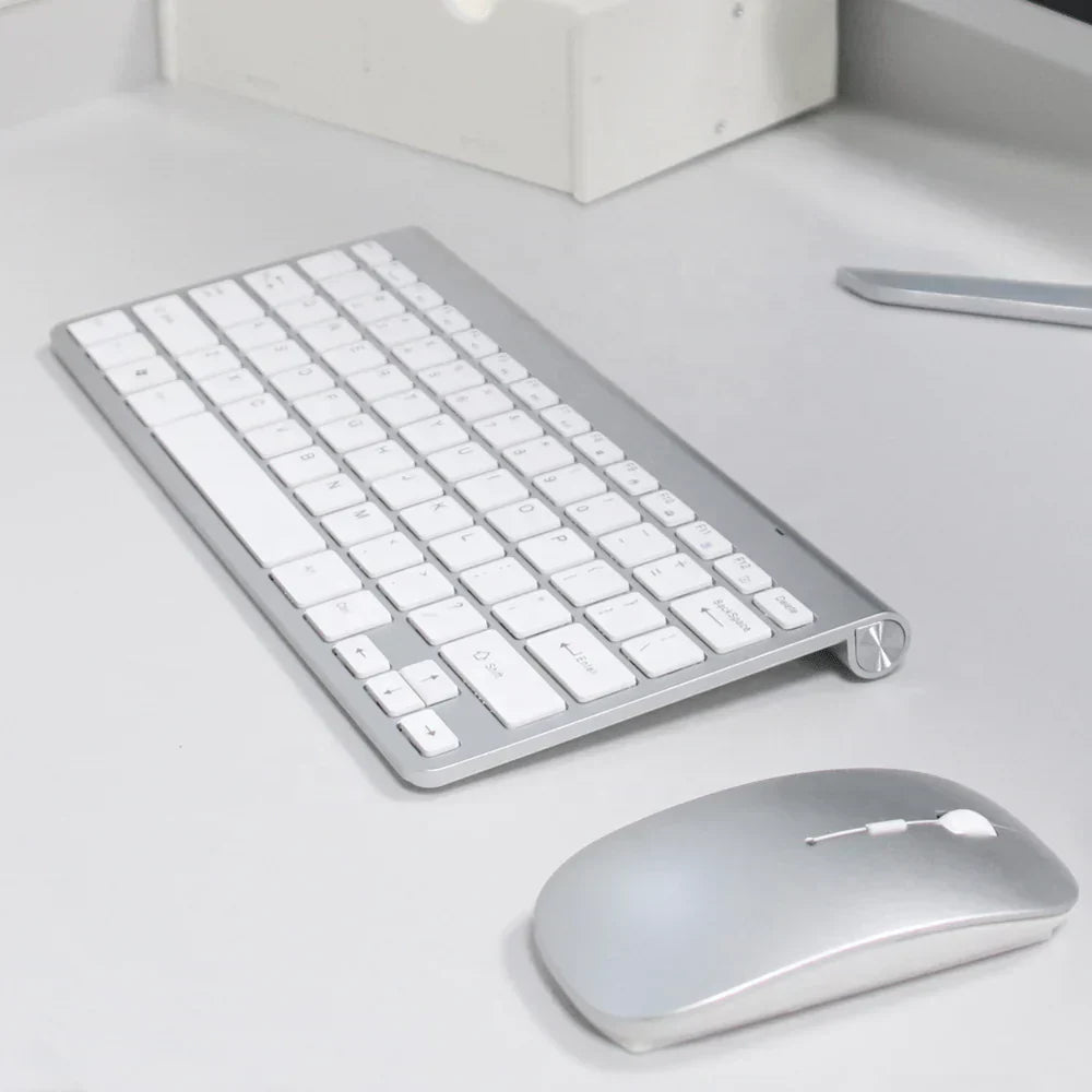 Ultra‑Slim Wireless Keyboard & Mouse Combo